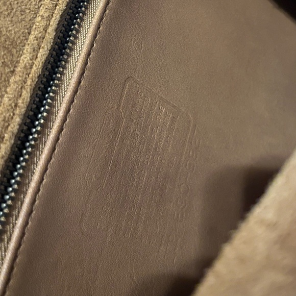 Vintage Coach Willis Crossbody Bag Camel Nickel 9927 - Picture 10 of 10